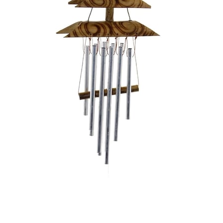 Bambu Metal Çanlı Rüzgar Çanı Repot-4