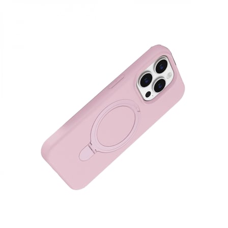 Apple İphone 14 Pro Max Regal Magsafe Standlı Kapak - Açık Pembe