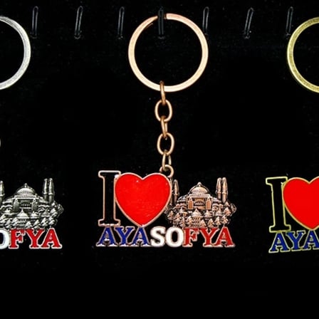Metal Ayasofya Anahtarlık Alk2199