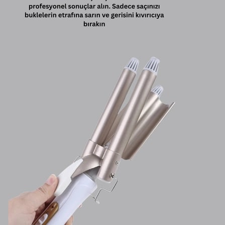 Ayarlanabilir Isı Ayarıyla Profesyonel Bukle Maşası – Hızlı Ve Nazik Şekillendirme