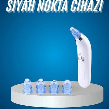 4 Başlıklı Vakumlu Siyah Nokta Ve Yüz Temizleme Cihazı