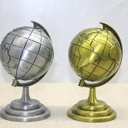 Metal Dünya Küre Alk3471