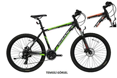 27.5J BİSAN MTX 7050 HD DAĞ BİSKLETİ - SİYAH TURUNCU - 48 kadro 