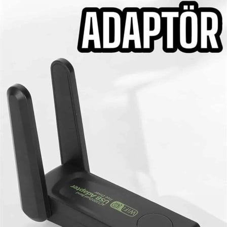 Dual Band Wifi Alıcı Adaptör Usb 3.0 Destekli