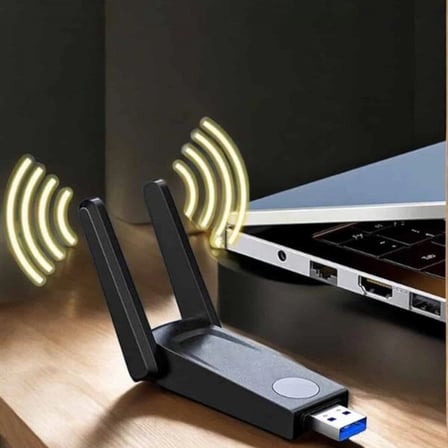 Dual Band Wifi Alıcı Adaptör Usb 3.0 Destekli