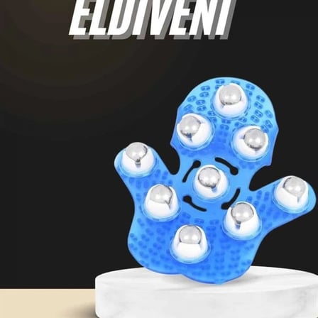 Selülit Giderici Masaj Eldiveni 9 Bilyeli Palm Masaj Eldiven Tam Vücut
