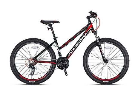 27.5J KRON XC 100 LADY DAĞ BİSİKLETİ - SİYAH GRİ KIRMIZI - 38 KADRO