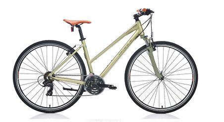 28J CARRARO SPORTIVE 222 BAYAN ŞEHİR BİSİKLETİ -  YEŞİL KAHVE - 40 KADRO