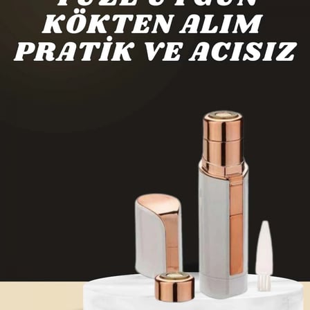 Kaş Bıyık Ve Yüz Epilasyon Aleti Ve Titreşimli Yüz Temizleme Masaj Aleti İkili Set