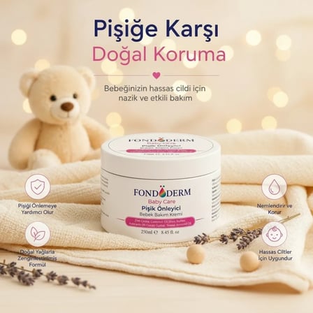 Bebek Pişik Kremi Çinko Oksit Ve Lanolin İçerikli Bariyer Krem Yoğun Onarıcı Cilt Bakım Kremi