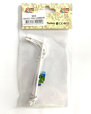 Kiwi Maket Yol Lambası Resimli Çift 11Cm - 2 paket