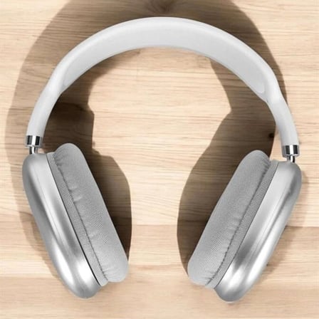 P9 Plus Kablosuz Kulak Üstü Bluetooth Kulaklık Beyaz Yüksek Ses Kaliteli
