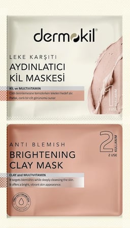 Dermokil Cilt Görünümüne Işıltı Katmaya Yardımcı Maske 2x 7.5 ml