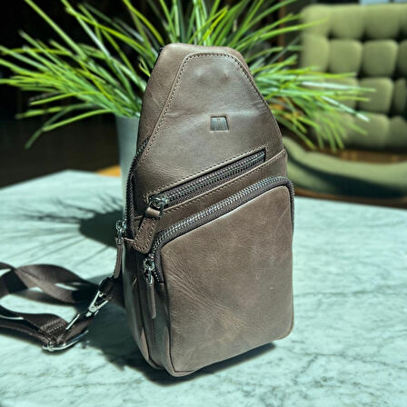 Hakiki Deri Unisex Çapraz Çanta | Baggy 6981