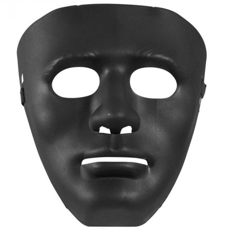 Siyah Renk Hip Hop Anonim Jabbawockeez Dans Maskesi 18x19 Cm
