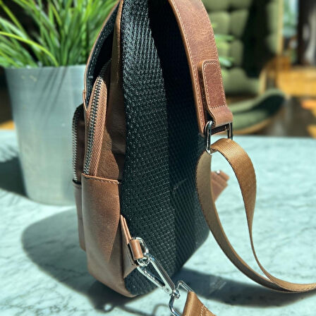 Hakiki Deri Unisex Çapraz Çanta | Baggy 6981