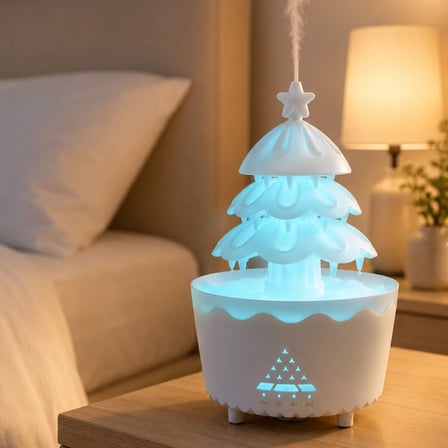 Dekoratif Şans Ağacı Ultrasonik Nemlendirici Rgb Gece Lambalı Aroma Difüzörü
