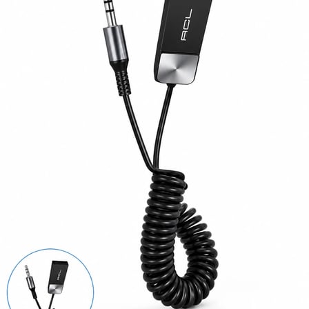 Usb Bluetooth Aux Ses Adaptörü Kablosuz Müzik Aktarım Cihazı
