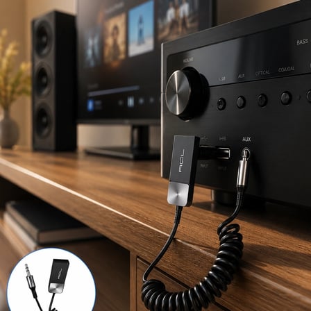 Usb Bluetooth Aux Ses Adaptörü Kablosuz Müzik Aktarım Cihazı
