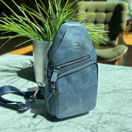Hakiki Deri Unisex Çapraz Çanta | Baggy 6981