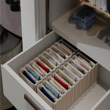 11 Bölmeli Dolap Ve Çekmece Içi Düzenleyici Akordiyon Organizer M-00500 (3 Adet) 00517