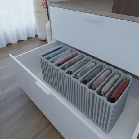 11 Bölmeli Dolap Ve Çekmece Içi Düzenleyici Akordiyon Organizer M-00500 (3 Adet) 00517