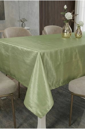 Kristal Monoray Kumaş Mint Yeşili Masa Örtüsü Dikdörtgen 140x200 Cm  462