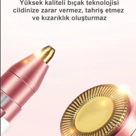 Çift Başlıklı Epilasyon Yüz Çene Işıklı Kıl Tüy Alma Mini Cep Epilasyonu