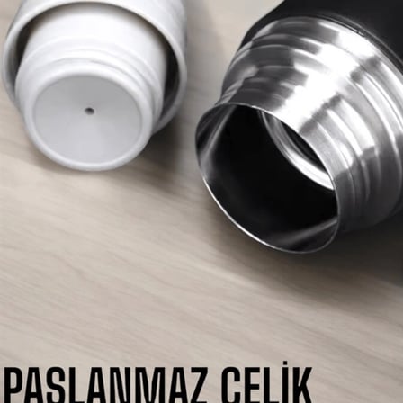 Şık Ve Dayanıklı 3 Bardaklı Termos Seti Uzun Süre Isı Koruma Özellikli