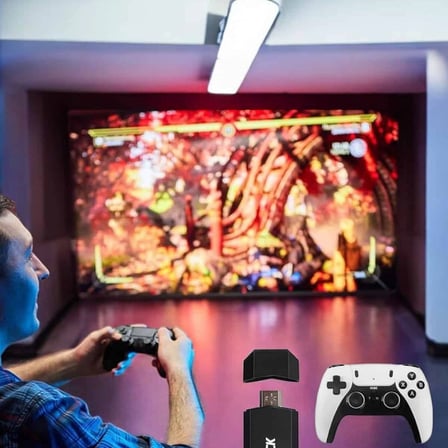 Joystick Çift Kollu Oyun Kolu Retro Oyun Yüksek Çözünürlüklü 3d Game