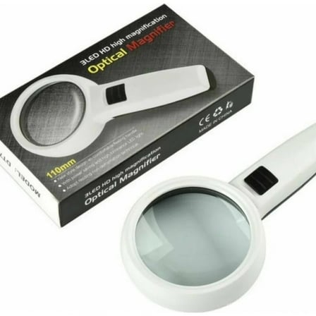 3ledli 30x110mm & Takı, Okuma,para Kontrol Için  Led Işıklı Büyüteçdt7666