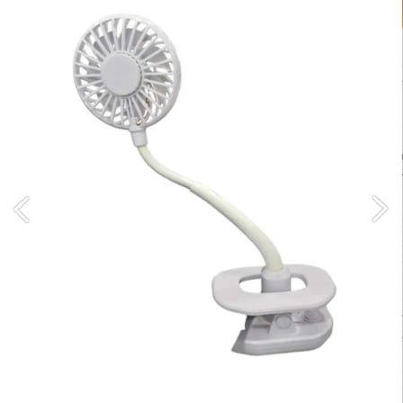 Portatif Işıklı Mini Klipsli Fan