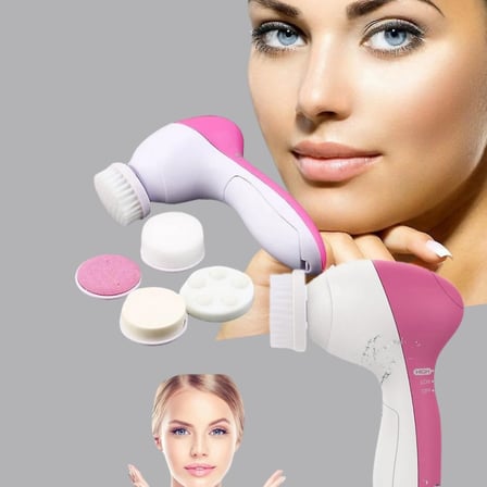 5’i 1 Arada Yüz Temizleme Cihazı – Masaj, Fırça, Peeling Ve Krem Uygulama Atlı