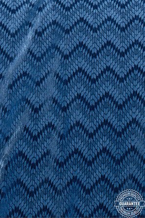 Odesa Bambu Jakar Kumaş Indigo Çift Kişilik Nevresim Takımı Battal Boy 6 Prç. 200X220 Cm 595
