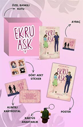 Ekru Aşk Özel Kutulu Set / Gülcan Mutaf