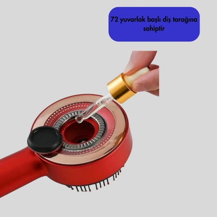 Kırmızı Led Işıklı Saç Derisi Masaj Aleti