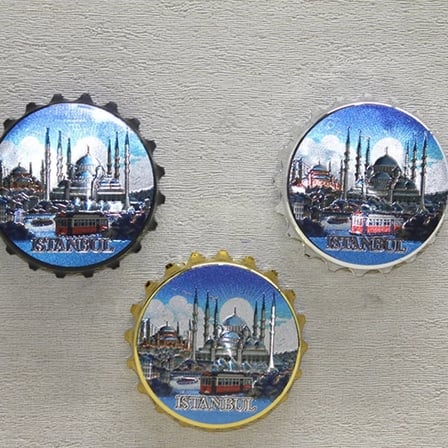 İstanbul Temalı Metal Magnet Alk4339