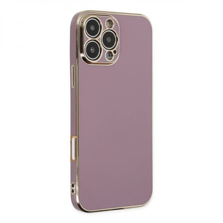 Apple İphone 16 Pro Kılıf Volet Silikon - Mor