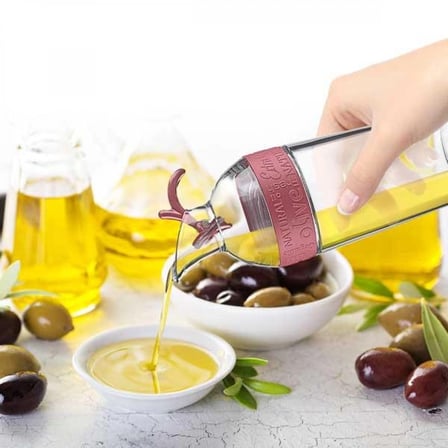 Cam Yağdanlık Fresh Ölçülü Yağ Şişesi Yağdanlık (599)
