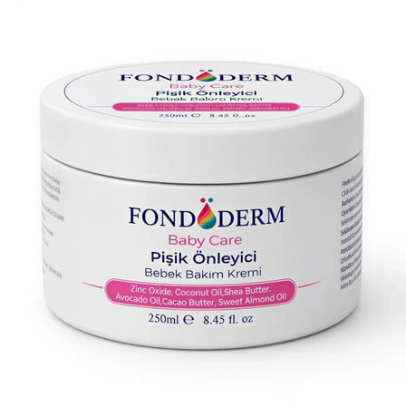 Fondöderm Dermokozmetik Bariyer Krem | Bebek Pişik Kremi Ve Yoğun Onarıcı Nemlendirici Doğal Yağlar İçeren Çok Amaçlı Cilt Bakım Kremi