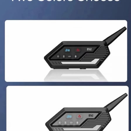 Bt62 Motosiklet Kask Kulaklığı Bluetooth Intercom 2 Intercom Bağlantılı