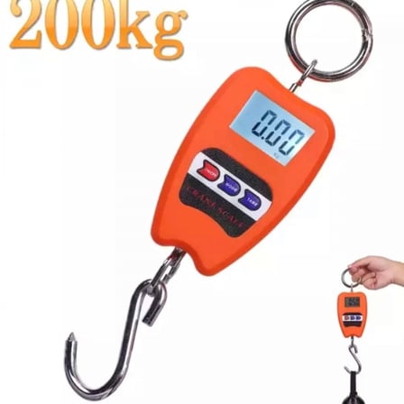 200 Kg Vinç Tipi Kancalı Terazi - Ağır Yükler İçin Hassas Ölçüm
