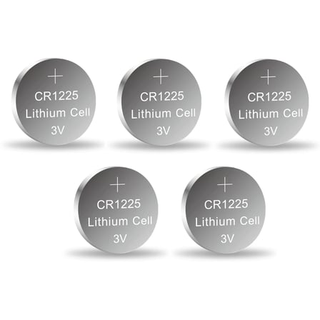Yuma Cr1225 Süper Lityum 3v 5’li Kart Düğme Pil