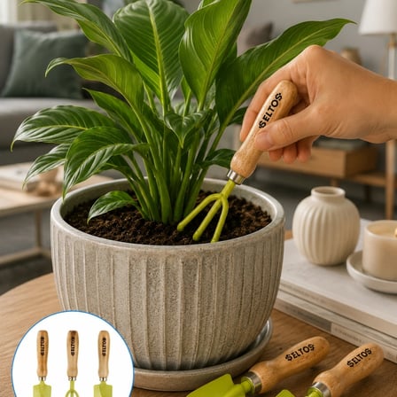 Bahçe Ve Saksı Bakımı İçin Dayanıklı Mini El Aleti Seti