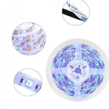 Rgb Şerit Led 10 Metre Led Işık Kumanda İle Kontrol Rgb