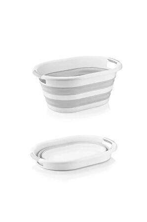 Katlanabilir Akordiyon Sepet 26 lt Çamaşır Sepeti