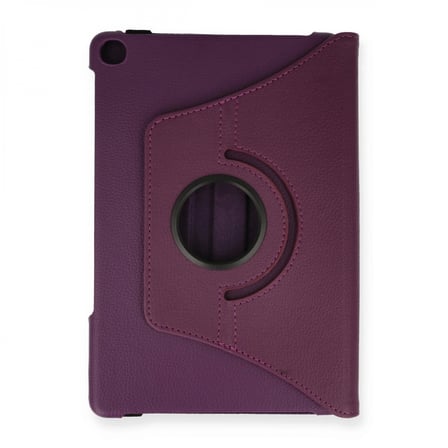 Lenovo Tab M10 Tb328fu Kılıf 360 Tablet Deri Kılıf - Mürdüm