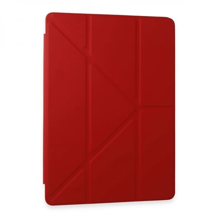 Samsung Galaxy Tab A9 Plus Kilif Kalemlikli Mars Tablet Kilifi Kirmizi