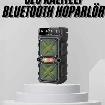 Bluetooth Hoparlör Yüksek Ses Kaliteli Büyük Boy Çift Çıkışlı Ses Bombası