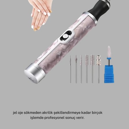 Protez Tırnak Kurutma Törpü Seti